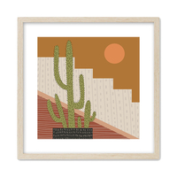 DIVINO PAINTING SET 2PCS MDF MULTICOLOR PAPER FRAM