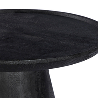 SOHO COFFEE TABLE WOOD MANGO BLACK 65x65xH45cm IN