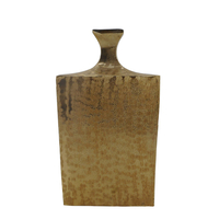 FLASCHE VASE ALUMINIUM GOLD 19x10xH36cm IN