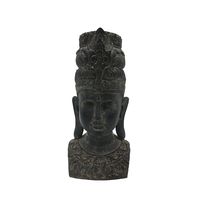 BALI DECO BUDDHA POLYRESIN ANTRACITE 15,5x13xH31cm