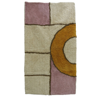 GEOMETRIC CARPET COTTON MULTICOLOR 60x90cm IN