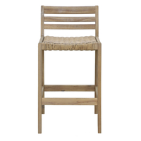 TOUJOUR STOOL BAR WOOD ACACIA NATURAL 53x45xH87cm