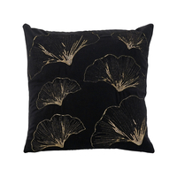 DIONE DECOR CUSHION FABRIC BLACK GOLD 45x45cm PRC
