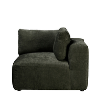 BOX ARMCHAIR WITH ARM REVERSABLE EASY CLEAN FABRIC OLIVE GREEN E1 EU