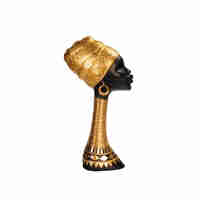 ABENI 1 DECO FIGURE POLYRESIN BLACK GOLD 15,2x7,3x