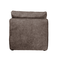 BOX ARMCHAIR EASY CLEAN FABRIC BROWN E1 EU