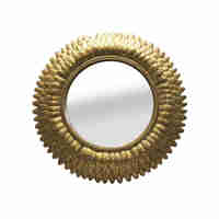SAYAP MIRROR WALL POLYRESIN GOLD ANTIQUE 38,5x38,5x3cm PRC