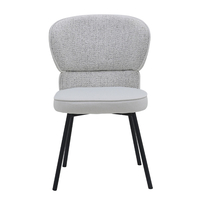 SAHARA CHAIR FABRIC BEIGE METAL BLACK E1 PRC