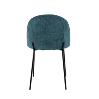 EGG CHAIR FABRIC WATER GREEN METAL BLACK E1 PRC