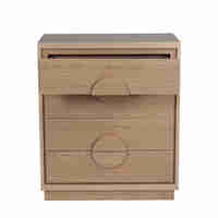 AXIS COMMODE 4DRAWERS CHIPBOARD NATURAL E1 PRC