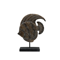 GOURAMI DECO FISH POLYRESIN BROWN 19,3x5,8xH24,7cm