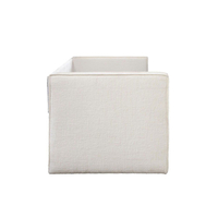 CALMO SOFA BED (FOR MATTRESS 90x195cm) FABRIC CREA