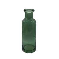 JARDIN BOTTLE GLASS GREEN D8,8xH26cm PRC