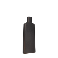 LUI VASE CERAMIC ANTRACITE MATTE 10,5x4xH32,5cm PR