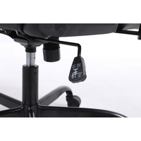 EXPLOR GAMING CHAIR DESK FABRIC BLACK METAL GREY METAL 50x71xΗ135cm PRC