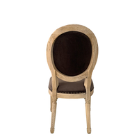 LOUIS CHAIR WOOD ELM TAUPE FABRIC NATURAL E1 PRC