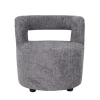 MONTI ARMCHAIR FABRIC GREY LIGHT PRC