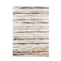 SENSEIT CARPET LEATHER GREY BEIGE 160x240cm IN