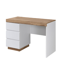 CASA DESK 3DRAWERS CHIPBOARD WITH MELAMINE CARTA WHITE NATURAL 110x50x76 E1 MY