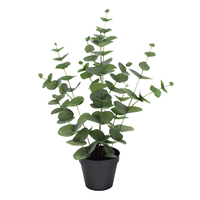 EUCALYPTUS ARTIFICIAL PLANT POLYESTER PE/PP GREEN