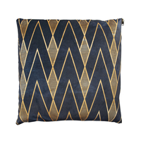MINTONI DECOR CUSHION VELVET BLACK GOLD 45x45cm PR