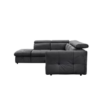 MONSERAT SOFA BED CORNER LEFT EASY CLEAN FABRIC ANTHRACITE E1 EU