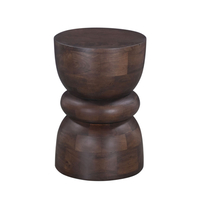 ASPEN SIDE TABLE WOOD MANGO WALNUT DARK 34x34xH50cm IN