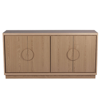 AXIS SIDEBOARD 4DOORS CHIPBOARD NATURAL 160x40xH80cm E1 PRC