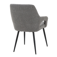 PONTE CHAIR FABRIC GREY METAL BLACK E1 PRC