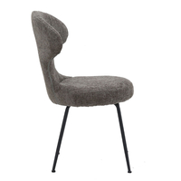 FUNGO CHAIR FABRIC GREY METAL BLACK E1 PRC