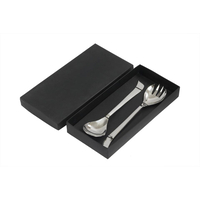 CURVE SERVING SET STEEL SILVER 28x6xH2cm IN