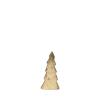 XMAS ADVENT TREE WOOD MANGO GOLD 9x3xH20cm IN