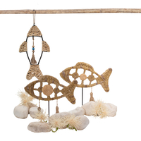 QUERSUS 1 DECO FISH POLYRESIN NATURAL 29,5x6,5xH27