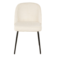 VOTSALO CHAIR FABRIC CREAM METAL BLACK E1 PRC