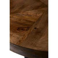 MAGNOLIA TABLE WOOD MANGO NATURAL BLACK IN