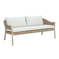 SUMATRA LOUNGE SET 1+2 WOOD EUCALYPTUS NATURAL BEI