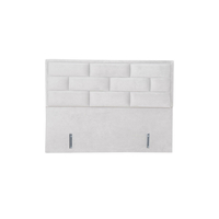 BRICK BED WITH STORAGE (FOR MATTRESS 160x200cm) FABRIC OFF WHITE 16-450 E1 TR