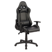 MAXIMUS CHAIR DESK FABRIC BLACK 68x63xH127cm PRC