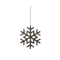 XMAS PWDER PENDANT FLAKE ALUMINIUM NICKEL 15x0,1xH