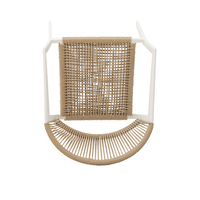 MAGIC ARMCHAIR ALUMINIUM WHITE NATURAL 56x59,5xH80cm PRC