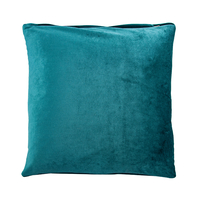 PLISSE DECOR CUSHION VELVET PETROL 45x45cm PRC