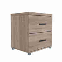 MILKY NIGHTSTAND HONEYCOMB SONOMA CHIPBOARD WITH MELAMINE E1 PRC