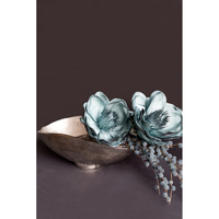 FLOW BOWL ALUMINIUM SILVER 43x25xH16cm IN