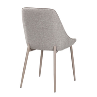 CALIPER CHAIR FABRIC BROWN CAPPUCCINO METAL CAPPUCCINO PRC