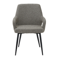 PONTE CHAIR FABRIC OLIVE GREEN METAL BLACK E1 PRC