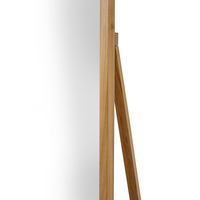 SCANDI STAND MIRROR WOOD NATURAL 45xH175cm E1 PRC