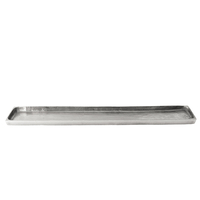 STELLA TRAY ALUMINIUM SILVER 79x13xH3cm IN