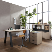 DAVINCI DESK MELAMINE SONOMA 139,1x80xH74,7cm E1 EU