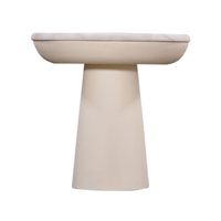 SAVY SIDE TABLE WOOD MANGO NATURAL STONE 40x40xH40cm IN