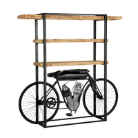 MOTOR BOOKCASE TALL METAL NATURAL WOOD MANGO 183x41xH183cm IN